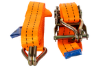 Courroie de transport orange UNITRAIER 2 m/35 mm/2 t avec tendeur