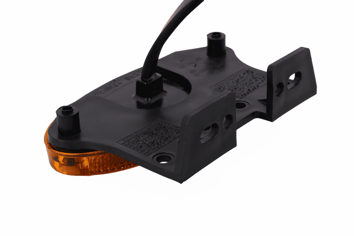 Feu de gabarit LED ASPÖCK FLATPOINT II, ​​orange, universel, avec support