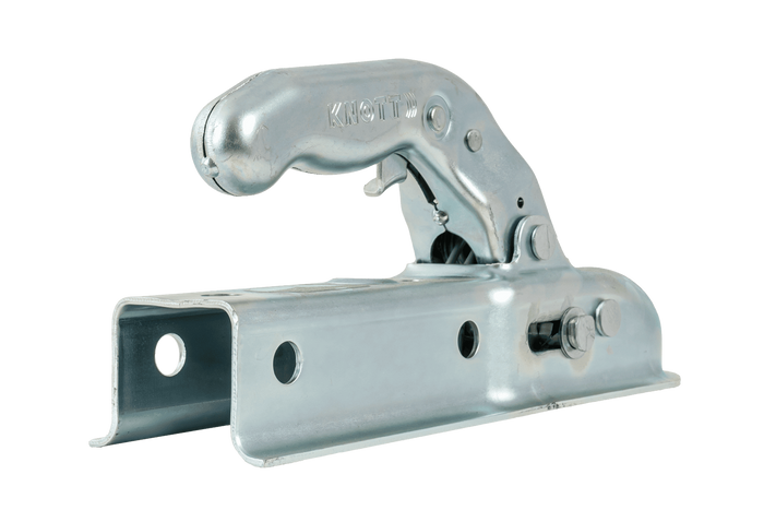 Attelage à boule KNOTT K7.5-G pour remorque 750 kg avec timon carré de 45 mm