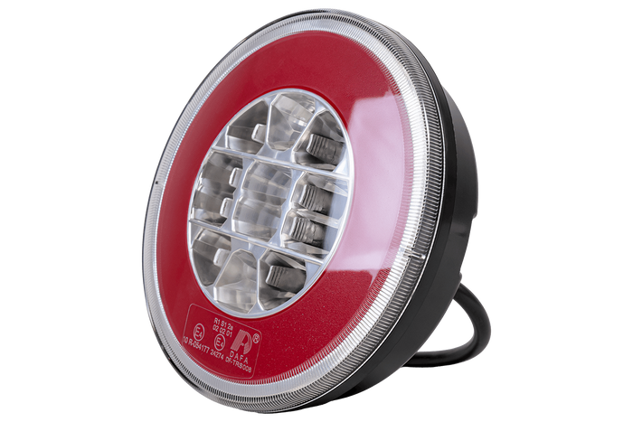 Feu arrière LED TT TECHNOLOGY TT.12008 Glo-Trac LED Hamburger, 3 fonctions universel