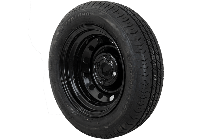 OUTLET Roue de remorque PNEU LINGLONG 155/70 R13 75N UNITRAILER JANTE noire 4Jx13"H2 4x100 ET:30