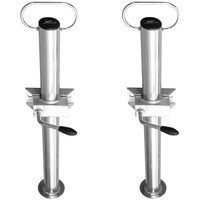 Béquilles, supports fixes UNITRAILER avec colliers anneaux et un jeu de vis 60cm fi 48mm SET 2 pcs