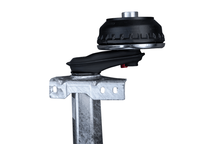 Essieu freiné AL-KO COMPACT pour remorque/dépanneuse 1350kg, 110mm, 1550mm, 5x112