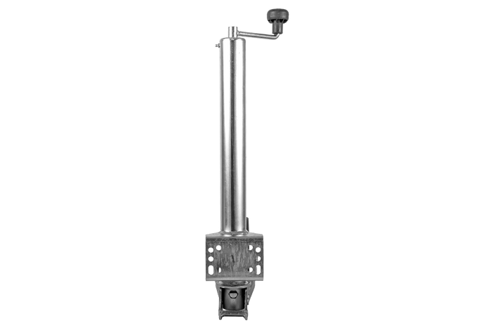 Roue de support, jockey automatique WINTERHOFF VK 60-BLH-255 SB avec poignée, 500 kg, 60 mm, 670-905 mm