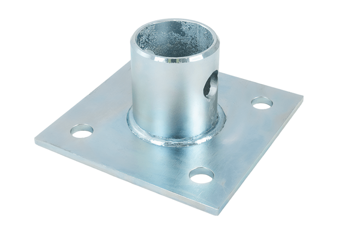 Support extensible avec adaptateur UNITRAILER TJ5002+TJ5002A pour remorque plateau 1300 kg 560-940 mm