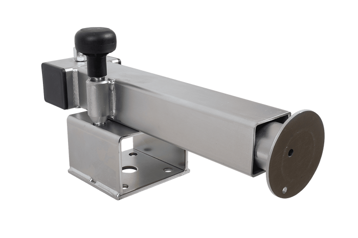 Support de manivelle extensible UNITRAILER JL2 pour remorque plateau 1300 kg 410-645 mm