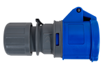 Prise électrique portable MANTES 2P+Z 16A 230V avec clapet