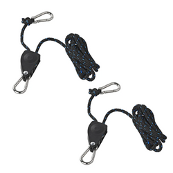 Lot de deux treuils à câble ProPlus 320054V01, palan à câble avec cliquet, 2,5 m, 136 kg
