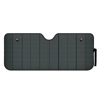 Pare-soleil de voiture LAMPA noir mat 61x147cm