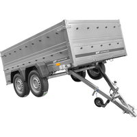 Remorque porte-voitures 264x150 UNITRAILER GARDEN 265/2 KIPP avec côtés BIS