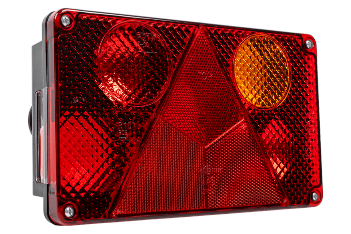 Feu arrière WAŚ W21P, 6 fonctions droit